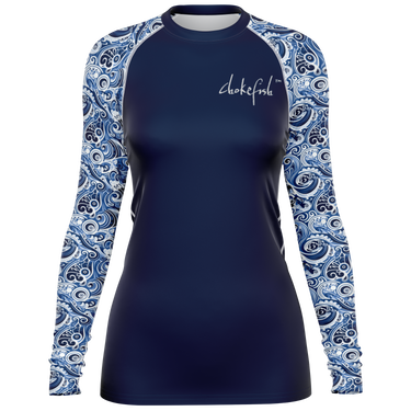 Chokefish™ Long Sleeve Rashguard Maori Woman's Shirt-002